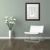 Zaštitni znak likovna umjetnost Infuzija vode Canvas Art by Hello Angel, White Matte, Wood Frame