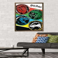 Čarobni svijet: Hari Potter - zidni plakat s obojenim grbovima, 22.375 34
