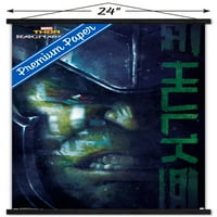 Kinematografski svemir ame-Thor-Ragnarok-Hulk Zidni plakat u drvenom magnetskom okviru, 22.375 34
