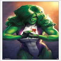 Comics-She-Hulk-potpuno strašan Hulk-Cover zidni Poster, 22.375 34
