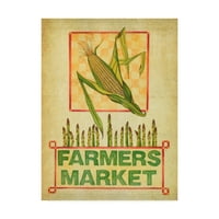 Zaštitni znak likovna umjetnost 'Ljetne poljoprivredne tržište Vintage Art Art by Deborah Kopka