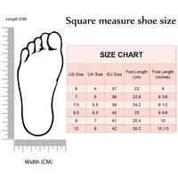 Jedinstveni prijedlozi ženske sjajne sandale s natikačama s masivnim potpeticama, Sjedinjene Američke Države