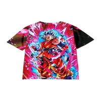 Luffi anime majica Dragon Ball, pamučna majica s okruglim vratom i kratkim rukavima, labavi Uniseks casual vrhovi