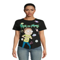 Rick i Morty ženska grafička majica s kratkim rukavima, veličine xs-xxxl