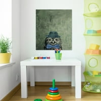 Marmont Hill Mister Owly Canvas Wall Art