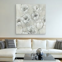 Umjetnička galerija remek -djela Skice tulipana bijela Carol Robinson Canvas Art Print 30 30