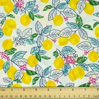 44 jarda Pamučne tkanine za šivanje od stabla limuna, svaka