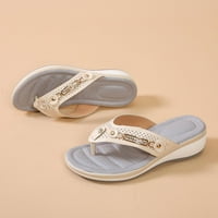 Rasprodaja ženskih cipela za Majčin dan, ljetni japanke s debelim potplatom, ženske sandale na plaži na klin