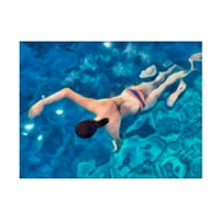 Ulje na platnu Alonzo Saundersjutarnje kupanje u Mumbaiju