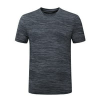 Muška ljetna ležerna majica kratkih rukava s kratkim rukavima za fitness sportska Brza suha prozračna gornja bluza