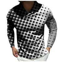 Rasprodaja; modni muške bluze vrhovi u boji šav krpica odbijeni ovratnik modna novost udobne majice za muškarce dugih rukava labavi