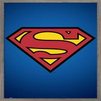 Plakat na zidu stripa-Superman-štit, 14.725 22.375