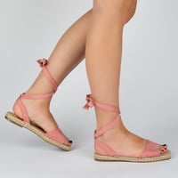 Ženske sandale od espadrile s ravnim potplatom od pjene