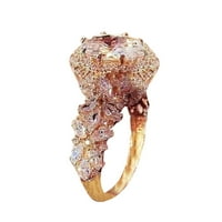 Prstenje za djevojčice Božićni pokloni ručno izrezani bijeli kameni prsten, poklon za vjenčanje i zaruke