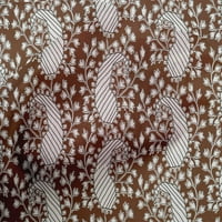 Jednobojna pamučna tkanina od batista u smeđoj boji, materijal za šivanje u bloku, tkanina s otiskom širine jarda-inča