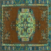 Tradicionalni pravokutni perzijski tepisi u tirkizno plavoj boji tvrtke, 8' 12'