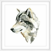 Ispis slike u okviru profil vuka