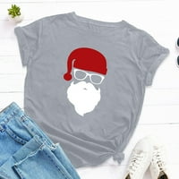 Muške košulje, božićne muške i ženske smiješne jednobojne majice s printom slova, obiteljske majice, Muške košulje za muškarce