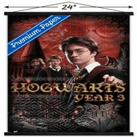Zidni poster Hari Potter i zarobljenik Azkabana - godina proizvodnje s drvenim magnetskim okvirom, 22.375 34