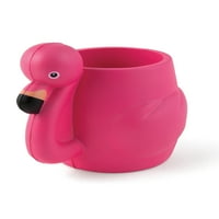 Bigmouth Inc Pink Flamingo pij Kooler, drži limenku ili bočicu, drži hladno - odličan poklon za sve