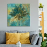 Palm i plava po Marku Chandon Palm Tree slikati platno umjetnost
