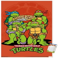 Teenage Mutant Ninja Turtles-poster na zidu pizze, 14.725 22.375