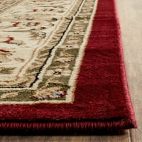 Tradicionalni putni tepih s obrubom, svijetloplava bjelokost, 2 '3 9'