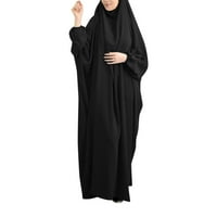 Ženske haljine ležerni jednobojni ogrtač Abaia Arapski Kaftan ogrtač-sunčana haljina