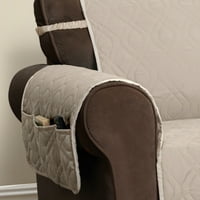 Inovativna tekstilna rješenja 1-komadna navlaka za kauč od 1 komada, Zlatna, slonovača