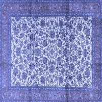 Tradicionalne prostirke u perzijskoj plavoj boji, kvadratne 3 inča